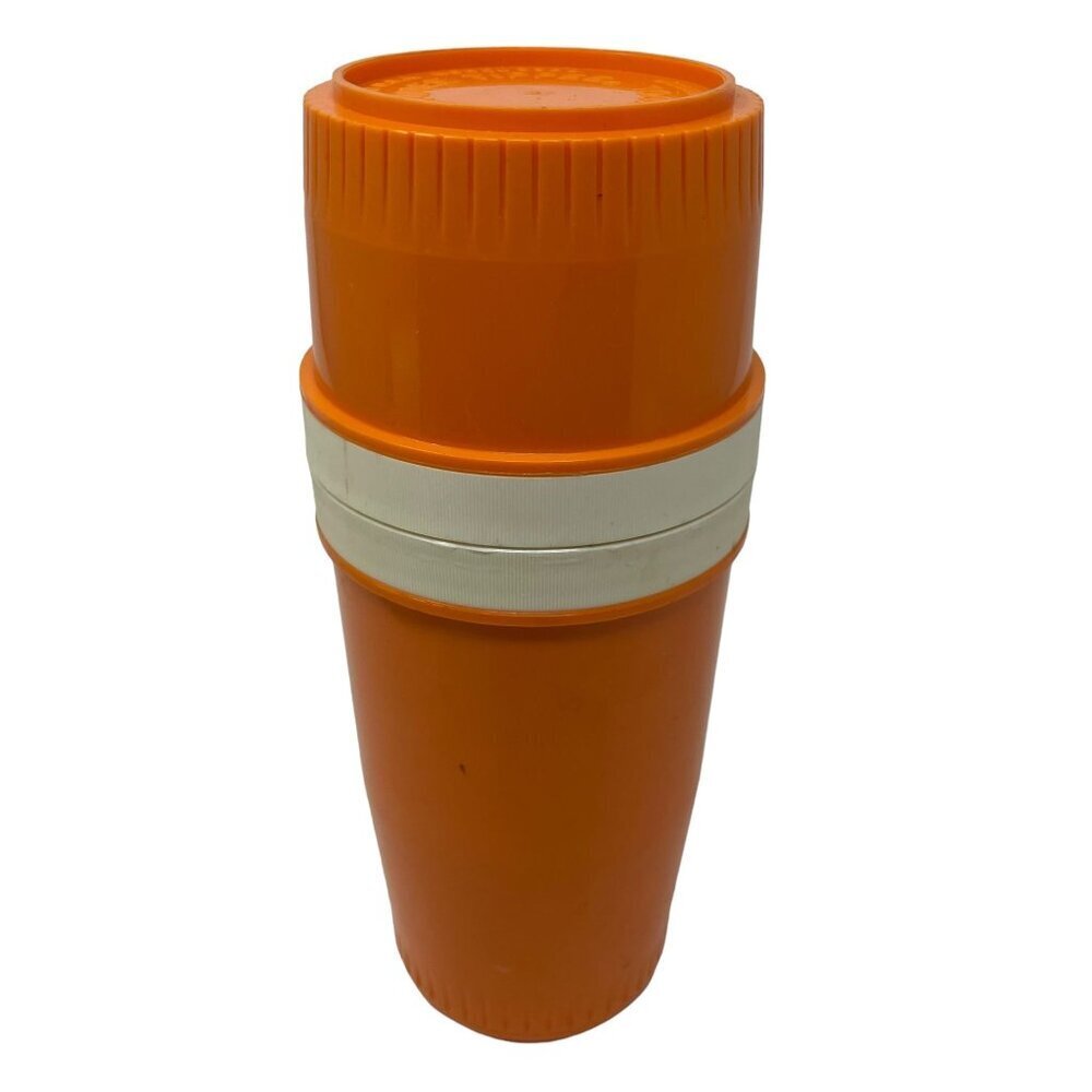Vintage Tommee Tippee Playskool Babytainer Model 3300 Orange Baby Container